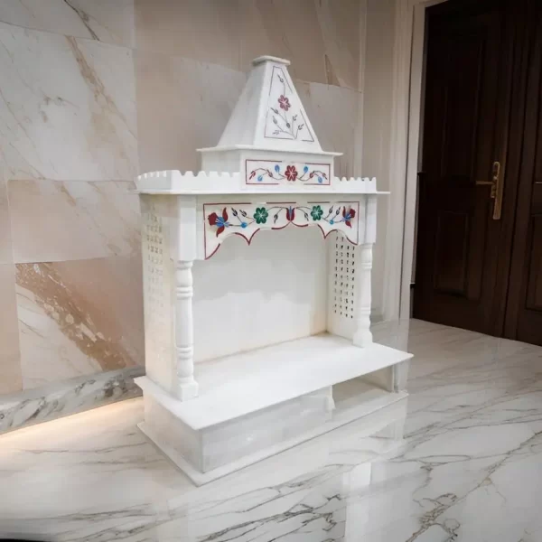 white marble mandir