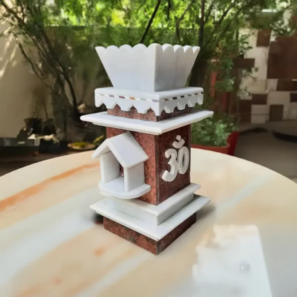 marble tulsi pot KRBWTP 1