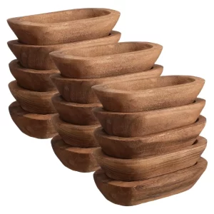 Stylish wooden dough bowls wholesale