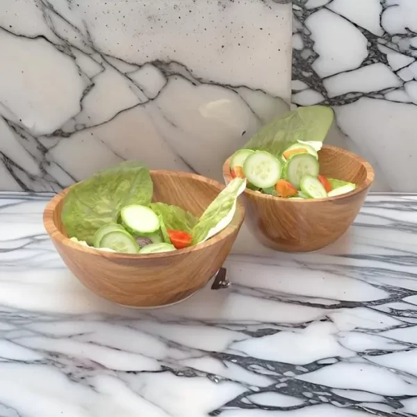 acacia wood salad bowls AFR45676