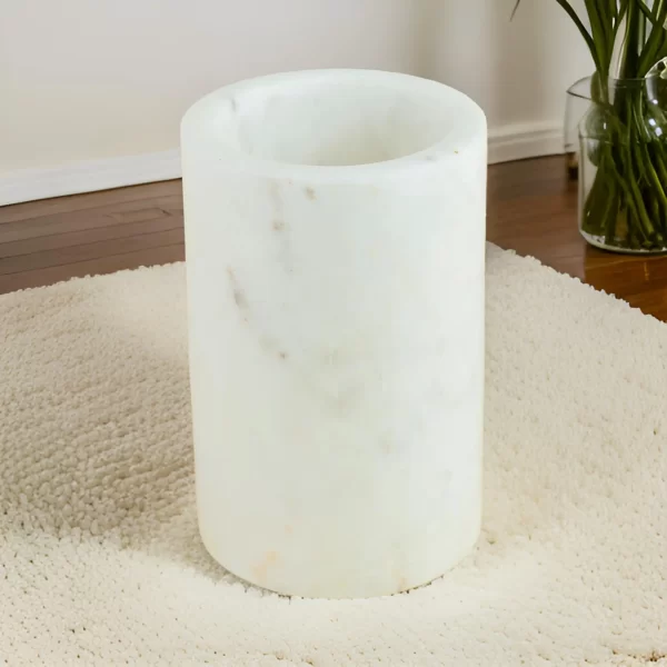 white marble wine chiller