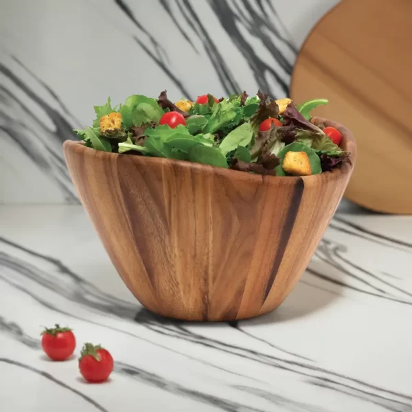 wooden bowl for salads at wholesale price