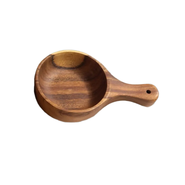 Wooden bowl with handle For Home, Hotel, Restaurant